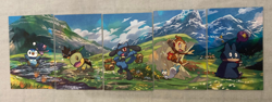 Pokemon Sinnoh Stars FULL Set of 5 art cards - NEW FROM TINS - unused - Image 1