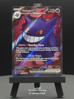 Gengar ex 193/162 Full Art | Temporal Forces | Pokemon Card | Near Mint - Image 1