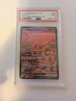 Mew ex 053 Sv: Scarlet & Violet Promo Cards Holo PSA 9 - Image 1
