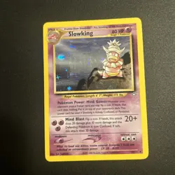 Pokemon TCG Slowking Neo Genesis Holo Rare Card 14/111 Unlimited - Image 1