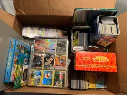Entire Box Of Pokemon Card Collection Lot Wotc Vintage Holos Base Set SEALED ETB - Image 1