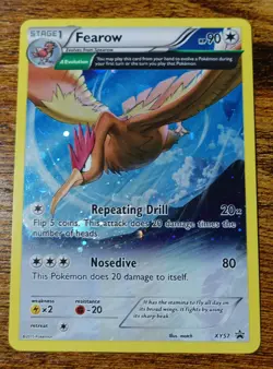 Fearow XY57 Holo Black Star Promo XY Pokemon Card LP - Image 1