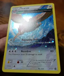Fearow XY57 Holo Black Star Promo XY Pokemon Card LP - Image 3