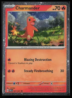 Charmander - (Cosmos Holo) Common Miscellaneous Cards & Products 007/091 NM - Image 1