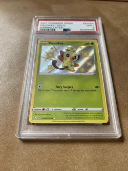 Pokemon Card Grookey SV004/SV122 Holo Shining Fates PSA 9 MINT - Image 2