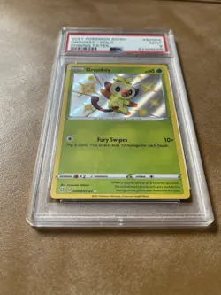Pokemon Card Grookey SV004/SV122 Holo Shining Fates PSA 9 MINT - Image 3