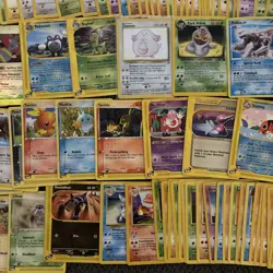 Collection Bulk E-Reader Base Gym Pokemon Cards Vintage Lot of 225 HP-DMG - Image 3