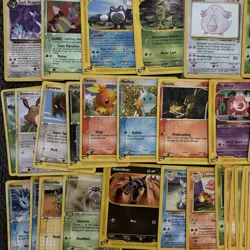 Collection Bulk E-Reader Base Gym Pokemon Cards Vintage Lot of 225 HP-DMG - Image 4