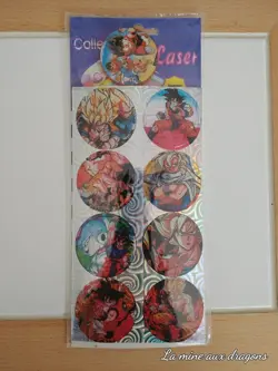 Neuf Lot Caps Laser Dragon Ball DBZ pog tazo menko cards carte rare set slammer - Image 1