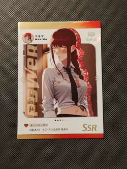 SSR-22- Makima- Chainsaw Man CCG TCG Limited Edition Holo Card - Image 1