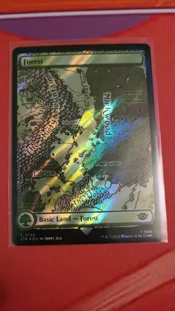 Forest (0722) (Surge Foil)- LTR - (Magic: The Gathering) Cardboard Friends - Image 1