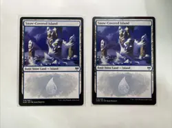 MTG Snow-Covered Island (279) Kaldheim 279/285 Regular Land NM X2 - Image 1