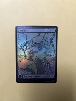 MTG LOTR: Swamp (Basic Land) Foil 0276 - Image 1