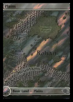 Plains (0713) (Surge Foil) The Lord of the Rings NM+ *Mythic Relics* - Image 1