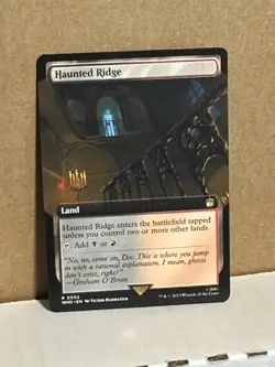 Haunted Ridge (Extended Art) Doctor Who, MTG Magic the Gathering, (0502) NM LC1 - Image 1