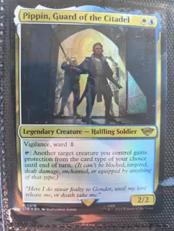 Pippin, Guard of the Citadel FOIL X1 LTR MTG Lord Of The Rings B1 - Image 1
