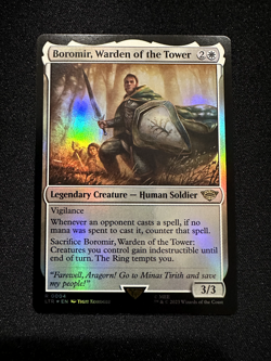 Boromir, Warden of the Tower R0004 (Foil) MTG: The Lord of the Rings - NM - Image 1