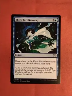 Thirst for Discovery - 085/277 - MTG Innistrad: Crimson Vow - Unplayed Mint + - Image 1
