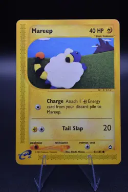 Pokemon TCG Mareep 093/147 Aquapolis Regular E-Series LP Ungraded - Image 1