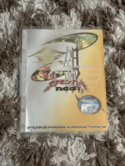 1999 Pokemon Japanese Neo Genesis Series 1 Promo 9-card Set Binder Excellent - Image 1