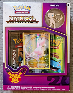 NEW Pokemon TCG: Mythical Collection - Generations - Mew - 20th Anniversary - Image 1