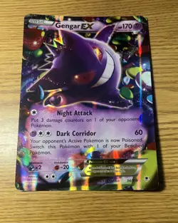 Pokemon JUMBO Gengar EX Oversized Card 34/119 XY Phantom Forces Pokemon NM - Image 1