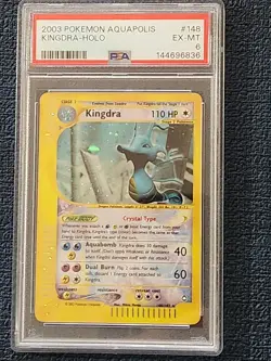 2003 POKEMON AQUAPOLIS #148 KINGDRA-HOLO PSA 6 - Image 1