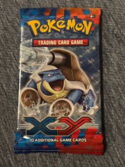 Pokemon TCG XY Base Set Sealed Booster Pack Mega Blastoise Artwork - Image 1