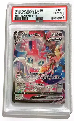 PSA 10 - Sylveon Vmax TG15/TG30 Pokemon Brilliant Stars Trainer Gallery GEM MINT - Image 1