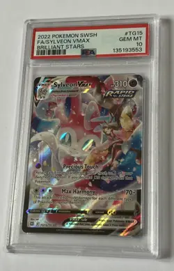 PSA 10 - Sylveon Vmax TG15/TG30 Pokemon Brilliant Stars Trainer Gallery GEM MINT - Image 4