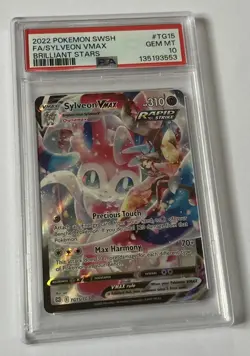 PSA 10 - Sylveon Vmax TG15/TG30 Pokemon Brilliant Stars Trainer Gallery GEM MINT - Image 5