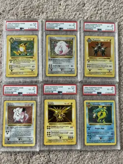 1999 pokemon shadowless lot psa 6 - Image 1