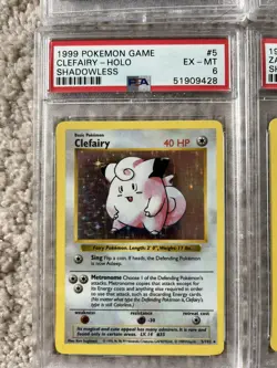 1999 pokemon shadowless lot psa 6 - Image 2