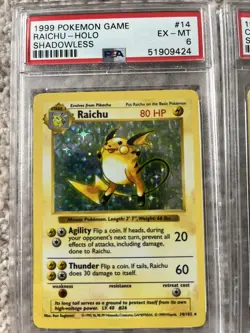 1999 pokemon shadowless lot psa 6 - Image 5