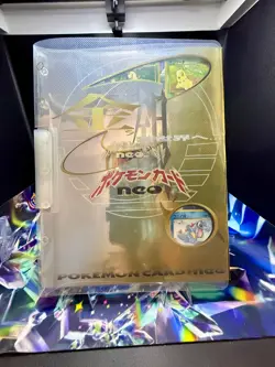 Pokemon - Neo Genesis Premium File 1 Binder Set - Japanese Promo - Unsealed - Image 1