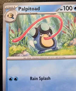 Palpitoad 051/197 Common Scarlet & Violet: Obsidian Flames Pokemon TCG - Image 2