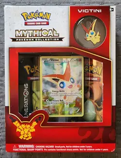 NEW Pokemon TCG: Mythical Collection - Generations - Victini - 20th Anniversary - Image 1