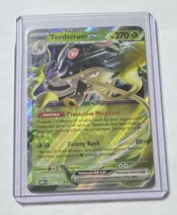Toedscruel ex 022/197 - Scarlet & Violet: Obsidian Flames Double Rare Pokemon NM - Image 1