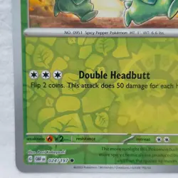 Capsakid 024/197 Obsidian Flames Reverse Holo Pokemon TCG - Image 2