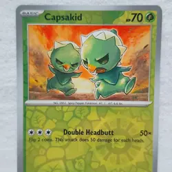 Capsakid 024/197 Obsidian Flames Reverse Holo Pokemon TCG - Image 3