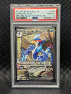 Quaquaval Ex #260 PSA 8 NM-MINT Special Illustration Rare Pokemon Paldea Evolved - Image 1