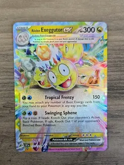 Pokemon TCG Alolan Exeggutor ex 133/191 Surging Sparks Double Rare NM - Image 1