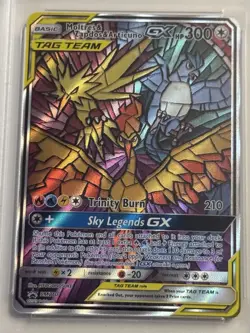 PSA 9 Pokemon Black Star Promo Moltres & Zapdos & Articuno GX #SM210 MINT! - Image 2
