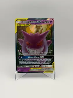 Pokemon Gengar & Mimikyu GX 53/181 Sm-Team Up Holo LP+ - Image 1