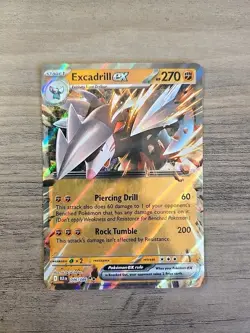 Pokemon TCG Excadrill ex 046/086 Double Rare Black Bolt NM - Image 1