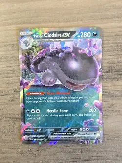 Pokemon TCG Paldean Clodsire ex 130/193 Sv02: Paldea Evolved Holo NM - Image 1