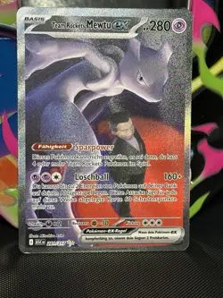 Team Rockets Mewtu EX ASC281/217 SAR Pokemon TCG Sammelkarte Deutsch Mint - Image 3
