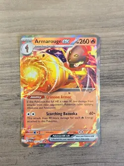 Pokemon TCG Armarouge ex 027/182 Double Rare Paradox Rift NM - Image 1