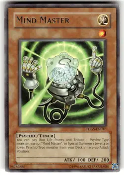 Yugioh Mind Master TDGS-EN016 Rare Unl Ed VLP - Image 1