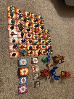 Spin Master Bakugan TCG Battle Gear Lot 200 Cards, Figures, Rulebook, Gate Cards - Image 1